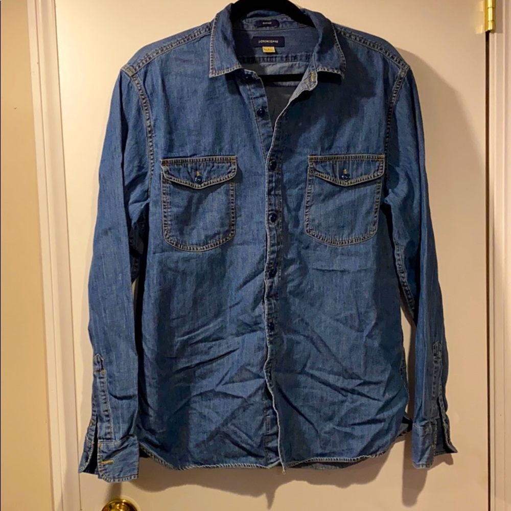 Mens J. Crew Denim Shirt
